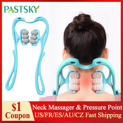 Neck Massage Pressure Point Therapy Roller